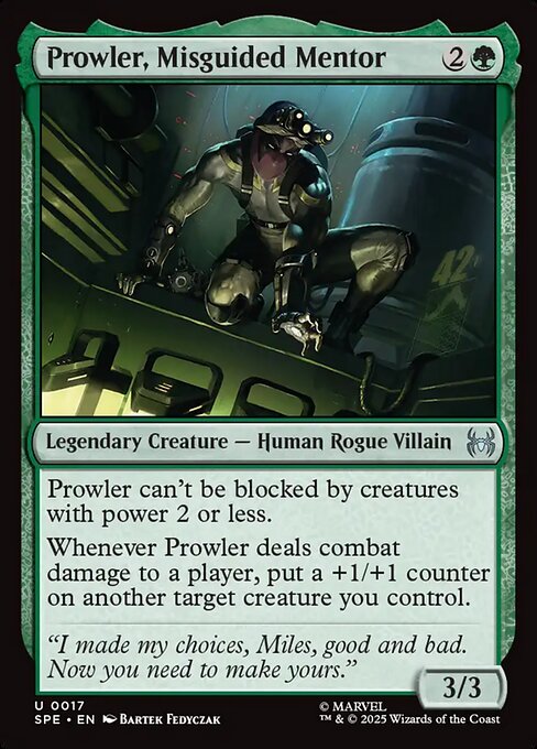 Prowler, Misguided Mentor 17