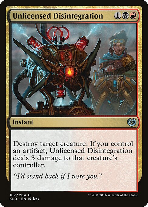 Unlicensed Disintegration 187