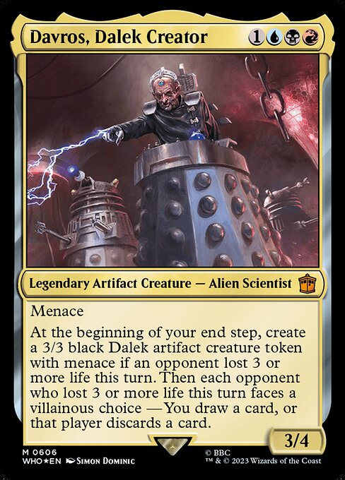 Davros, Dalek Creator 606