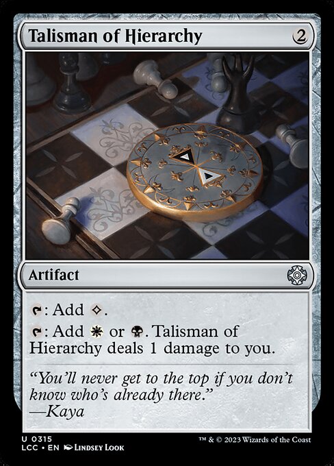 Talisman of Hierarchy 315