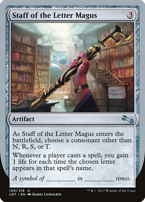 Staff of the Letter Magus 159
