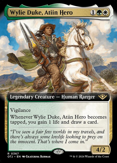 Wylie Duke, Atiin Hero 367
