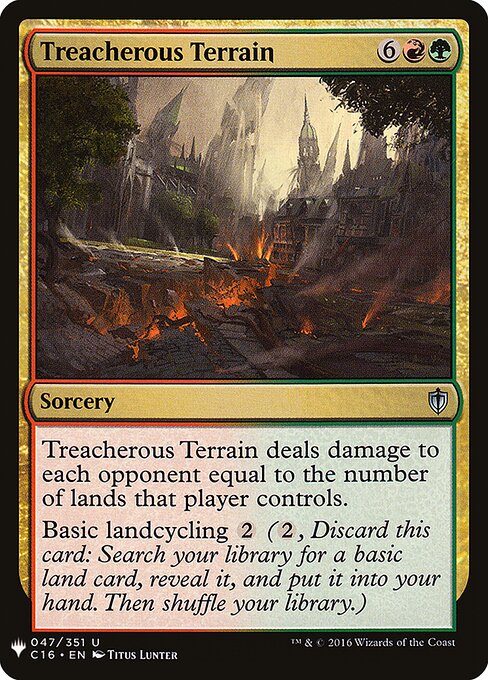 Treacherous Terrain C16-47