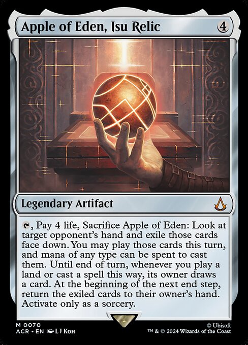 Apple of Eden, Isu Relic 70