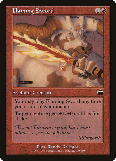 Flaming Sword 190