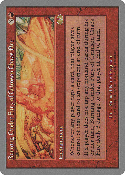 Burning Cinder Fury of Crimson Chaos Fire 40