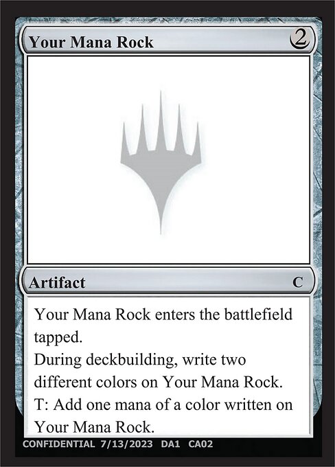 Your Mana Rock CA02b