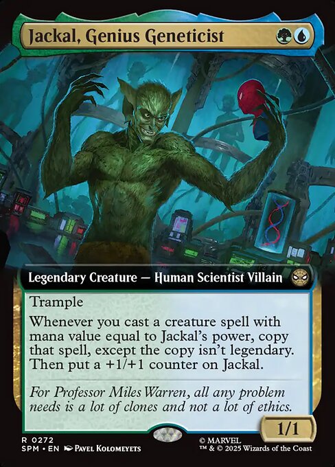 Jackal, Genius Geneticist 272