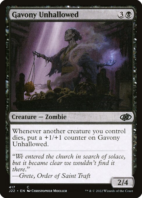 Gavony Unhallowed 417
