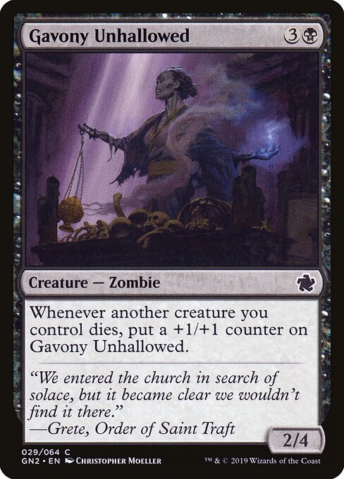 Gavony Unhallowed 29
