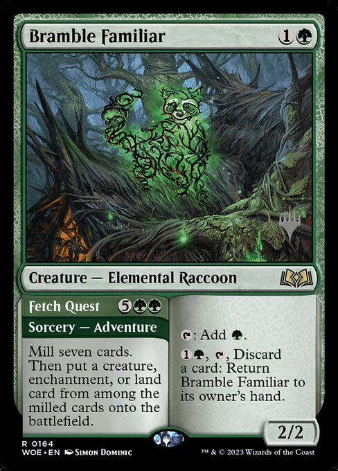 Bramble Familiar // Fetch Quest 164p