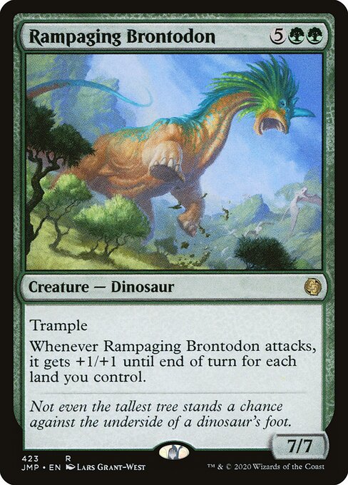 Rampaging Brontodon 423