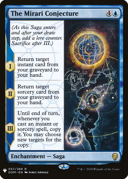 The Mirari Conjecture DOM-57