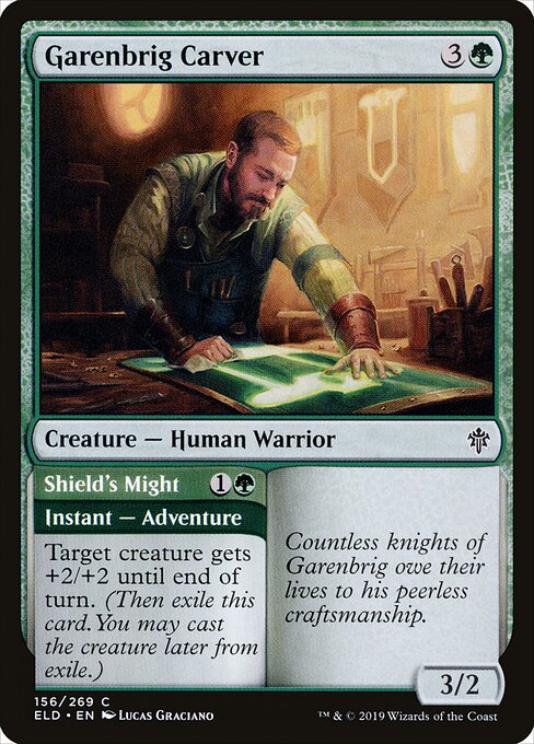 Garenbrig Carver // Shield's Might 156