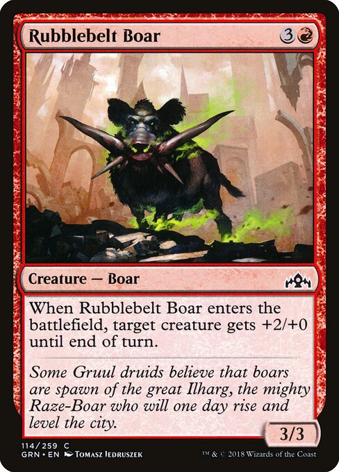 Rubblebelt Boar 114