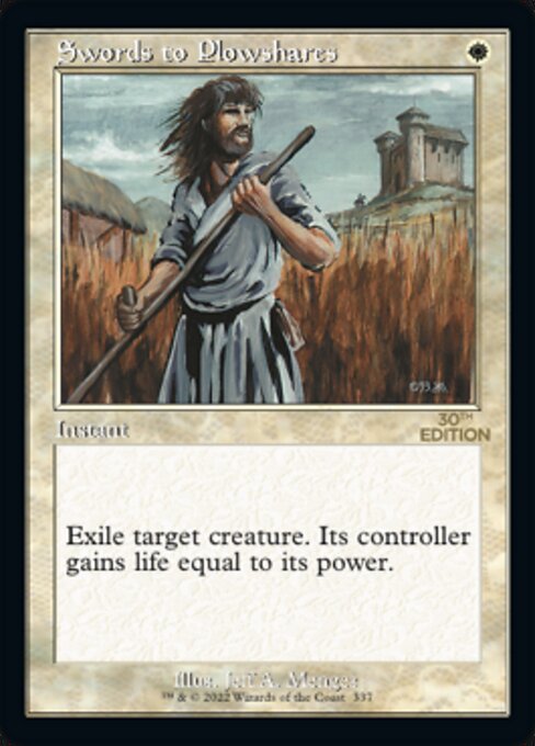 Swords to Plowshares 337