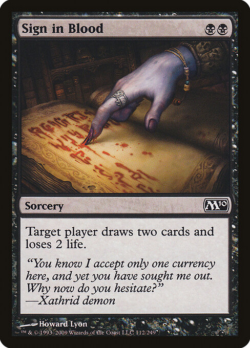 Sign in Blood 112