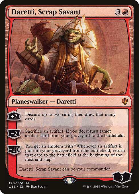 Daretti, Scrap Savant 123