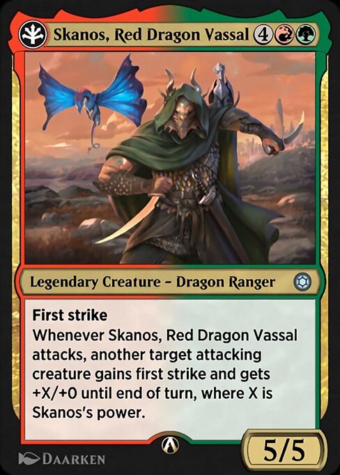 Skanos, Red Dragon Vassal 18r