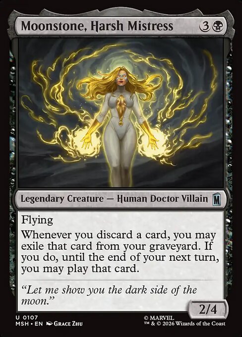 Moonstone, Harsh Mistress 107