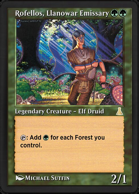 Rofellos, Llanowar Emissary 15