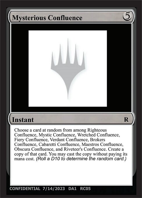 Mysterious Confluence RC05a