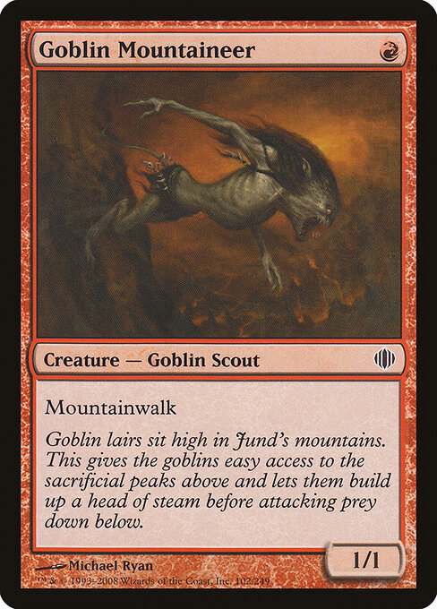 Goblin Mountaineer 102