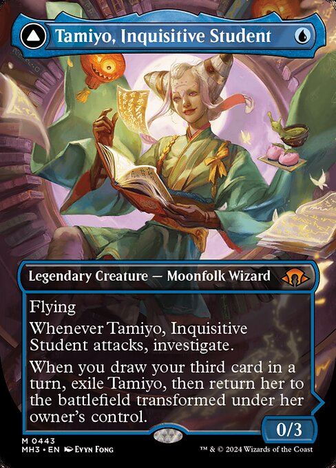 Tamiyo, Inquisitive Student // Tamiyo, Seasoned Scholar 443