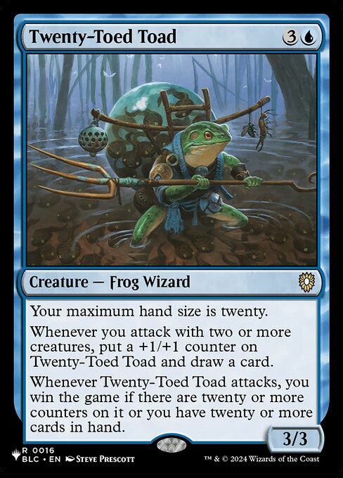 Twenty-Toed Toad BLC-16