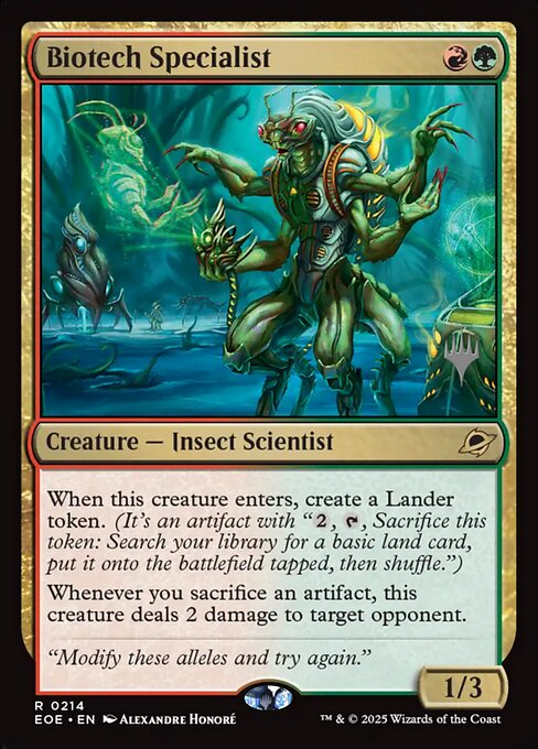 Biotech Specialist 214p