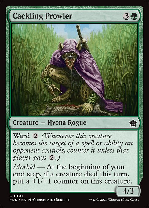 Cackling Prowler 101