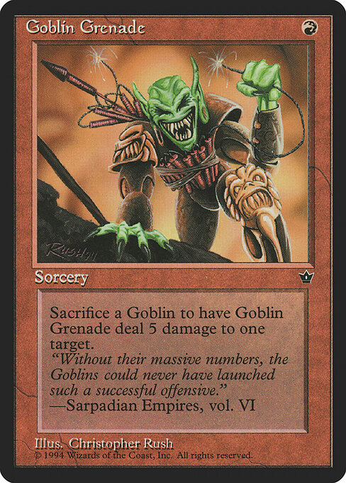 Goblin Grenade 56c