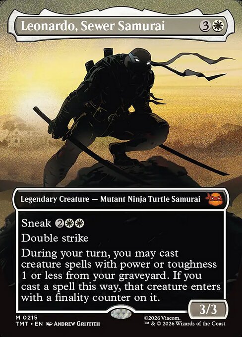 Leonardo, Sewer Samurai 215