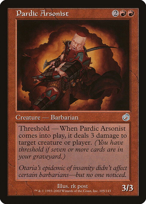 Pardic Arsonist 105