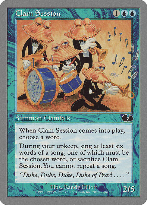 Clam Session 20
