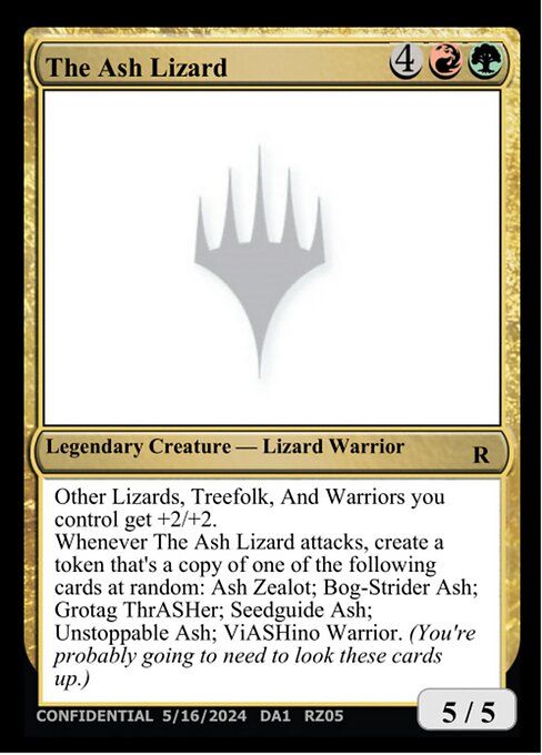 The Ash Lizard RZ05c