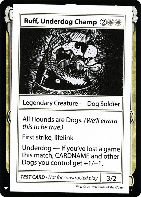 Ruff, Underdog Champ 10