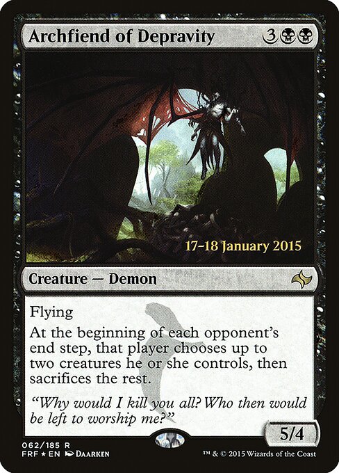 Archfiend of Depravity 62s