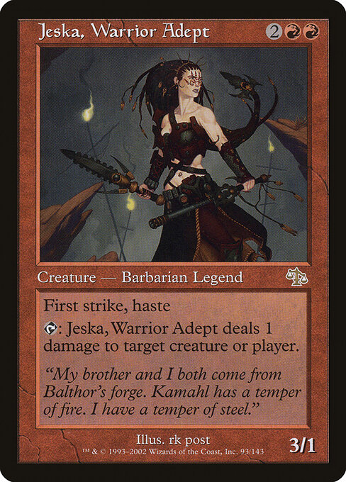 Jeska, Warrior Adept 93