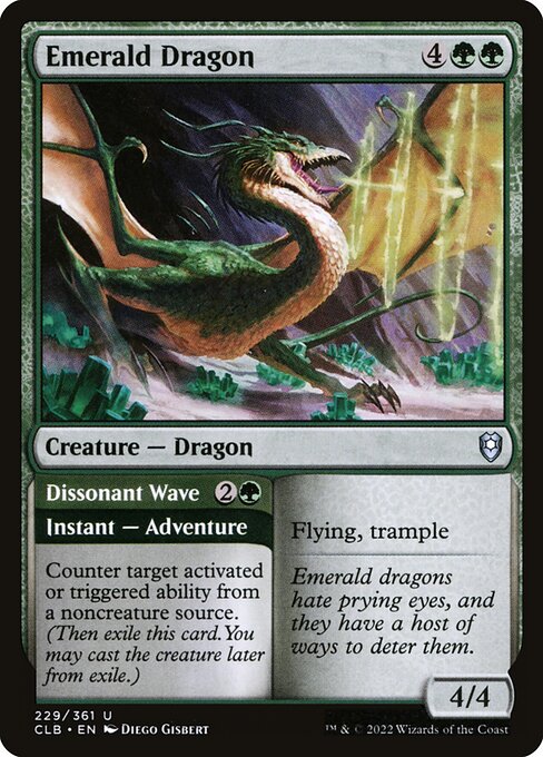 Emerald Dragon // Dissonant Wave 229