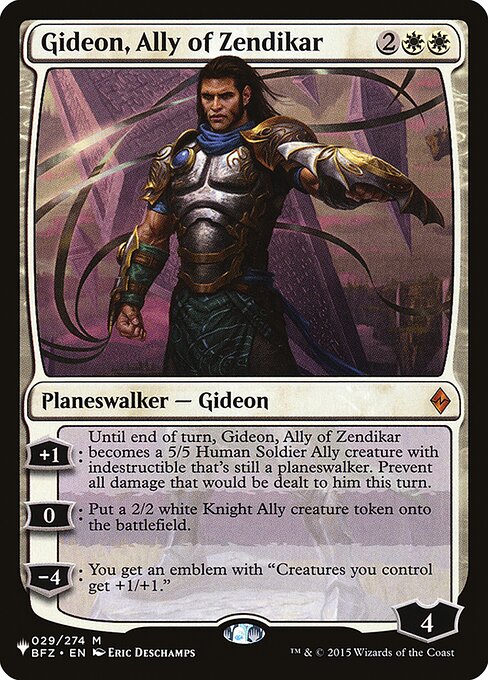Gideon, Ally of Zendikar BFZ-29