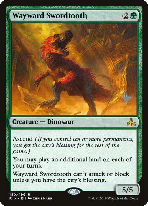 Wayward Swordtooth 150p