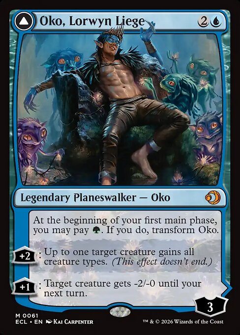 Oko, Lorwyn Liege // Oko, Shadowmoor Scion 61