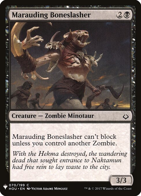 Marauding Boneslasher HOU-70