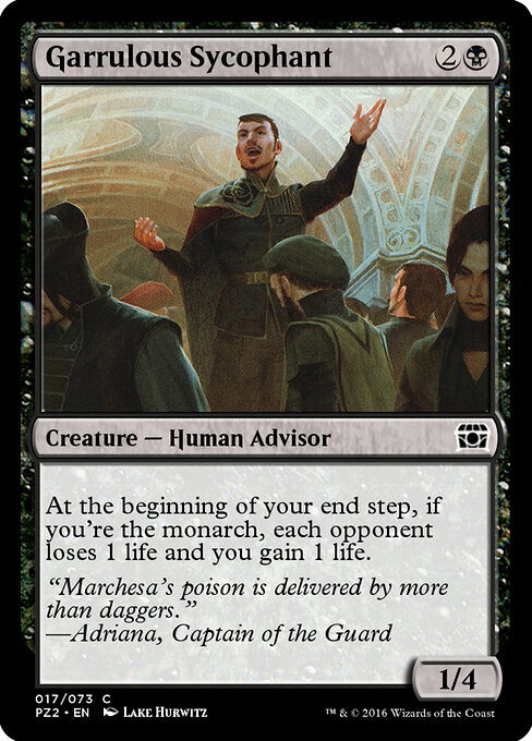 Garrulous Sycophant 17