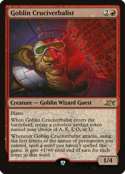 Goblin Cruciverbalist 396