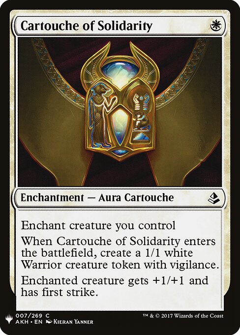 Cartouche of Solidarity AKH-7