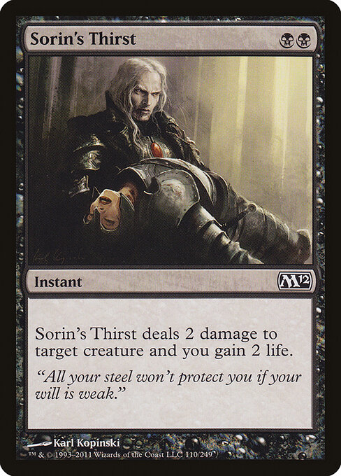 Sorin's Thirst 110