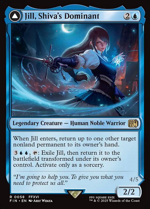 Jill, Shiva's Dominant // Shiva, Warden of Ice 58