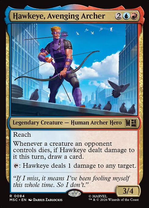 Hawkeye, Avenging Archer 84